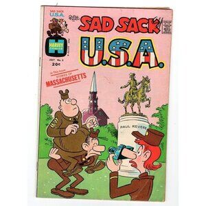 Sad Sack U.S.A. #5 July 1952 Harvey Comics | Vintage Military Humor Comic Book